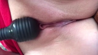 Cumming before parents arrive