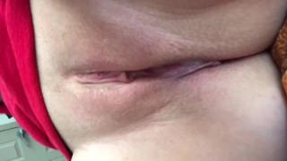 Cumming before parents arrive