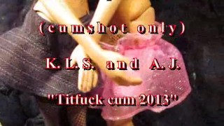 B.B.B. preview: K.L.S. and A.J. "Titfuck cum 2013"(cum only) WMV with slomo
