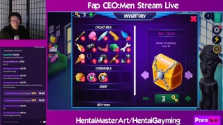 Hot Showers! Fap CEO: Men Stream #10 W/HentaiGayming