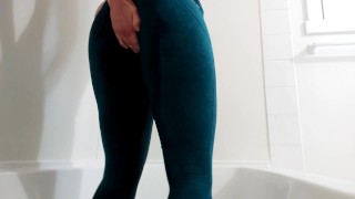 Green leggings part 1
