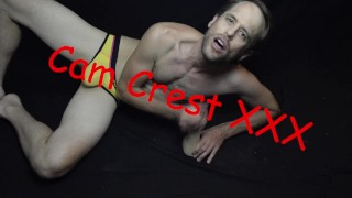 Cam Crest Gives Footjob