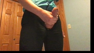 Buisness Casual- Teen Solo Masturbation