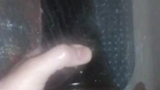 Fucking my plastic Vagina with my big Latin cock. 