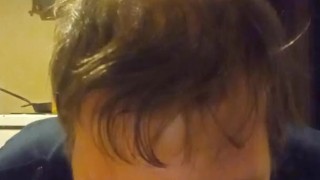 Cop in uniform moans and bust his nut cumming hard