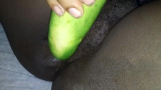 New Toy Big Cucumber Fuck by Green Fat Dildo