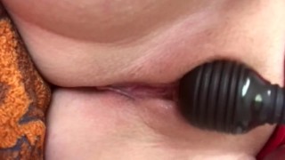 Playing with my pussy and toys for her