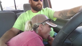 Sukie Rae gives a Blowjob while driving. Part 1