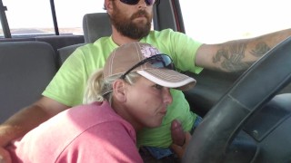 Sukie Rae gives a Blowjob while driving. Part 1