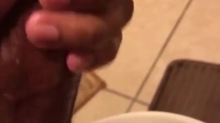 Jerking off fat BBC