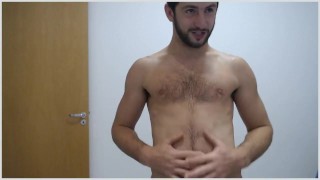 straight dominant guy working out on speedos teases and mocks you
