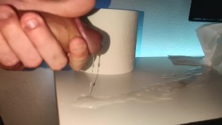 big dick blows huge load during quarantine