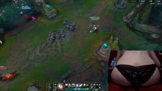 vibrating buttplug fail and feeding League of Legends #10 Luna