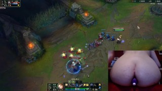 vibrating buttplug fail and feeding League of Legends #10 Luna