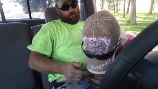 Sukie Rae gives a blowjob while driving part 2