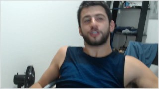 alpha dominant boyfriend comes home sweaty after wrestling practice and strips down