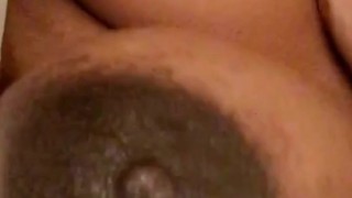 Ebony sexy tit tease 