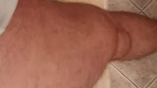 POV close up quad flexing