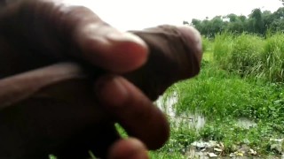 Solo Male Masturbation in outdoor_Indian desimast