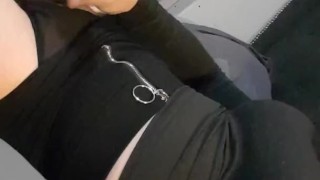 Sexy sissy trap hard throbbing cock