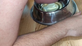 A morning treat for my doggy boy