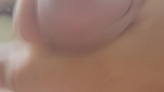 Big cock dripping with cum