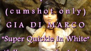 BBB preview: Gia DiMarco "In White Super Quickie"(cum only) 4V1 no slow motion