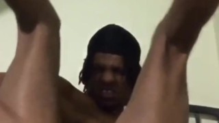 Legs up bust nut solo 