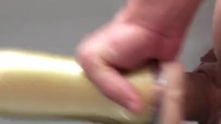Toy in the shower, moaning loud and dirty talk