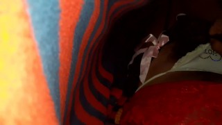 Teen ts cum in lingerie sexy cute 