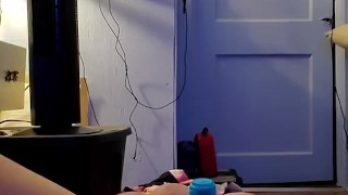 Cherry play with orgasm