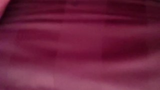 Fat hairy cum hand free anal orgasm