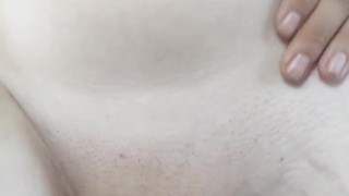 Cute young Tgirl sucks and fucks big pink vibrator