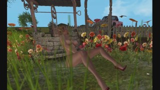 Outdoor Masturbation in Pantyhose