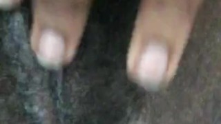 Creamy pussy after masturbation session