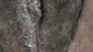 Creamy pussy after masturbation session