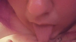 Watch me turn myself on sucking my own tits 