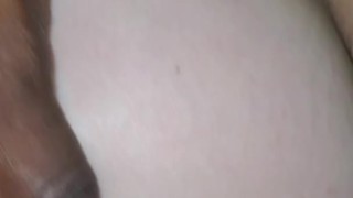 Phat ass white milf creams getting fucked by young bbc