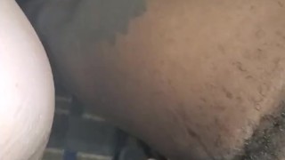 Phat ass white milf creams getting fucked by young bbc