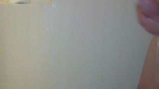Masturbating in the shower