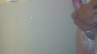 Masturbating in the shower