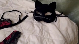 Measuring my sex lingerie and showing my body