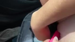 my girlfriend got turned on and masturbated on the car