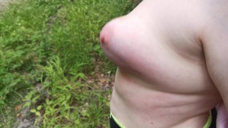 Rip my blouse and slap my tits in public - Trailer