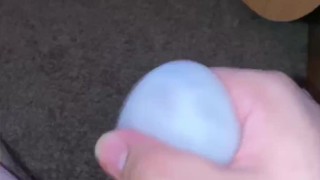 Amateur jerking off Tenga Egg