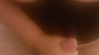 POV Pegging. I fucked the cum out of him