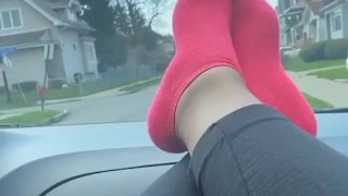 Dashboard foot play. Join only fans for more xxx content