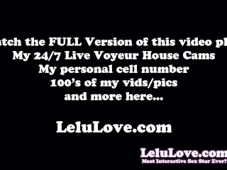 Behind the scenes porn vlog with creampie edging shaving facial JOI oil femdom more... - Lelu Love