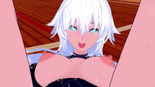 Hyperdimension Neptunia （FUTA）Uni X　Black Heart　(3D HENTAI)