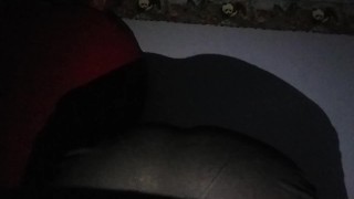 ,Spanked by Belt, Hands, and Purple Whip. Shaking Ass for Daddy and Rimming Asshole